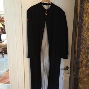 Full Length Monsignor Coat with Matching Vest